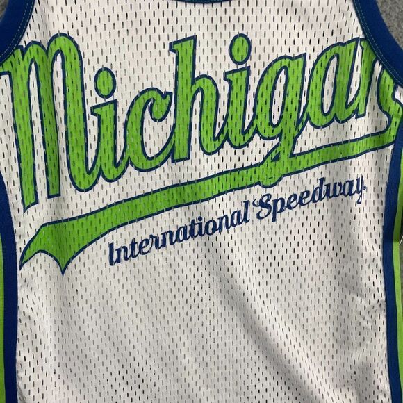 Michigan International Speedway Shirt Women S White Nascar Jersey NWT‎ - Picture 2 of 10